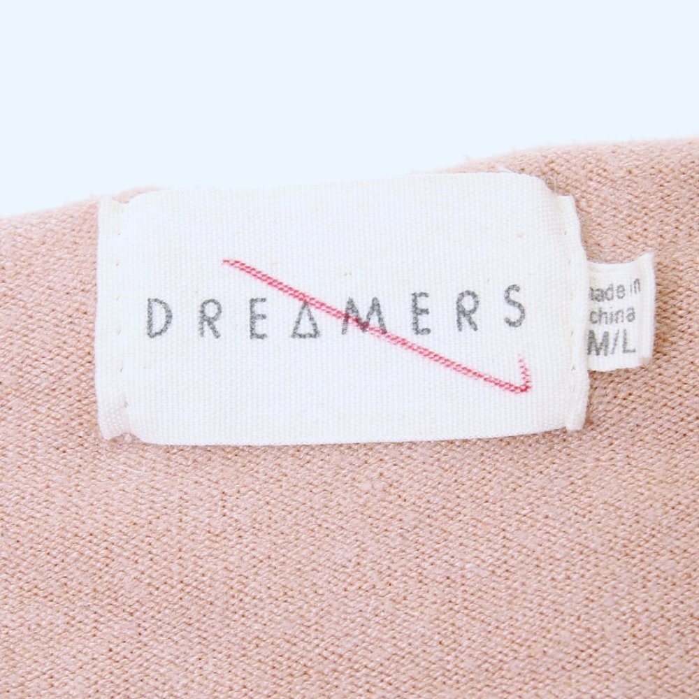 Dreamers Oversized V Neck Sweater‎ Orange Women Size M/L - Picture 8 of 8